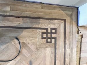 flooring renovation in the Admiral's Row ballroom
